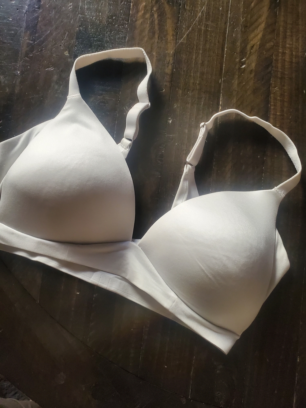 aerie Light Grey Seamless Lightly Padded Everyday Bra
